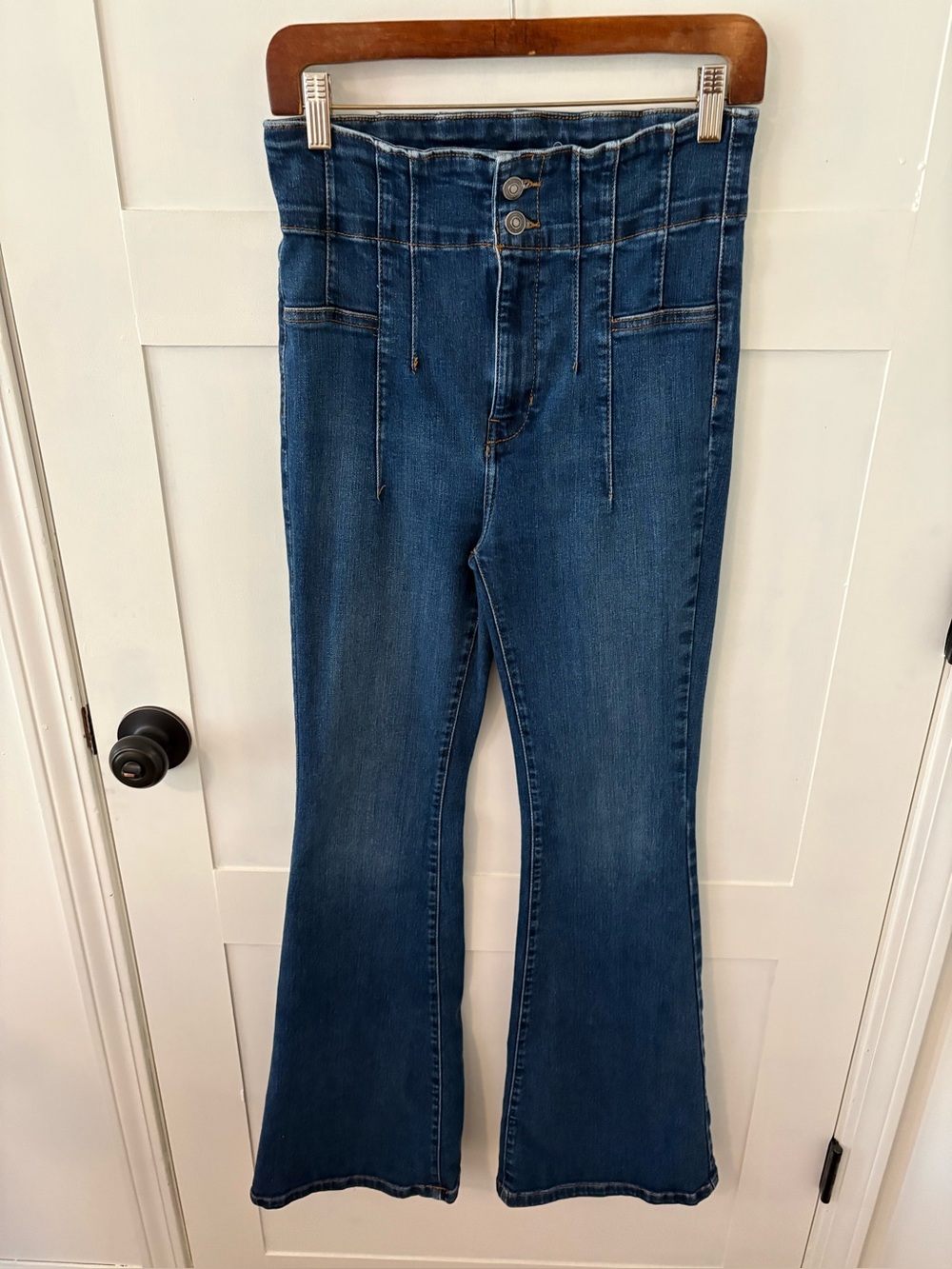 Free People Jayde Flare High Waist Jean. Size 28. - Picture 4 of 16